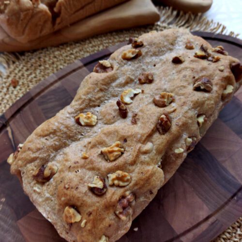 Whole Grain Bread on a cutting board