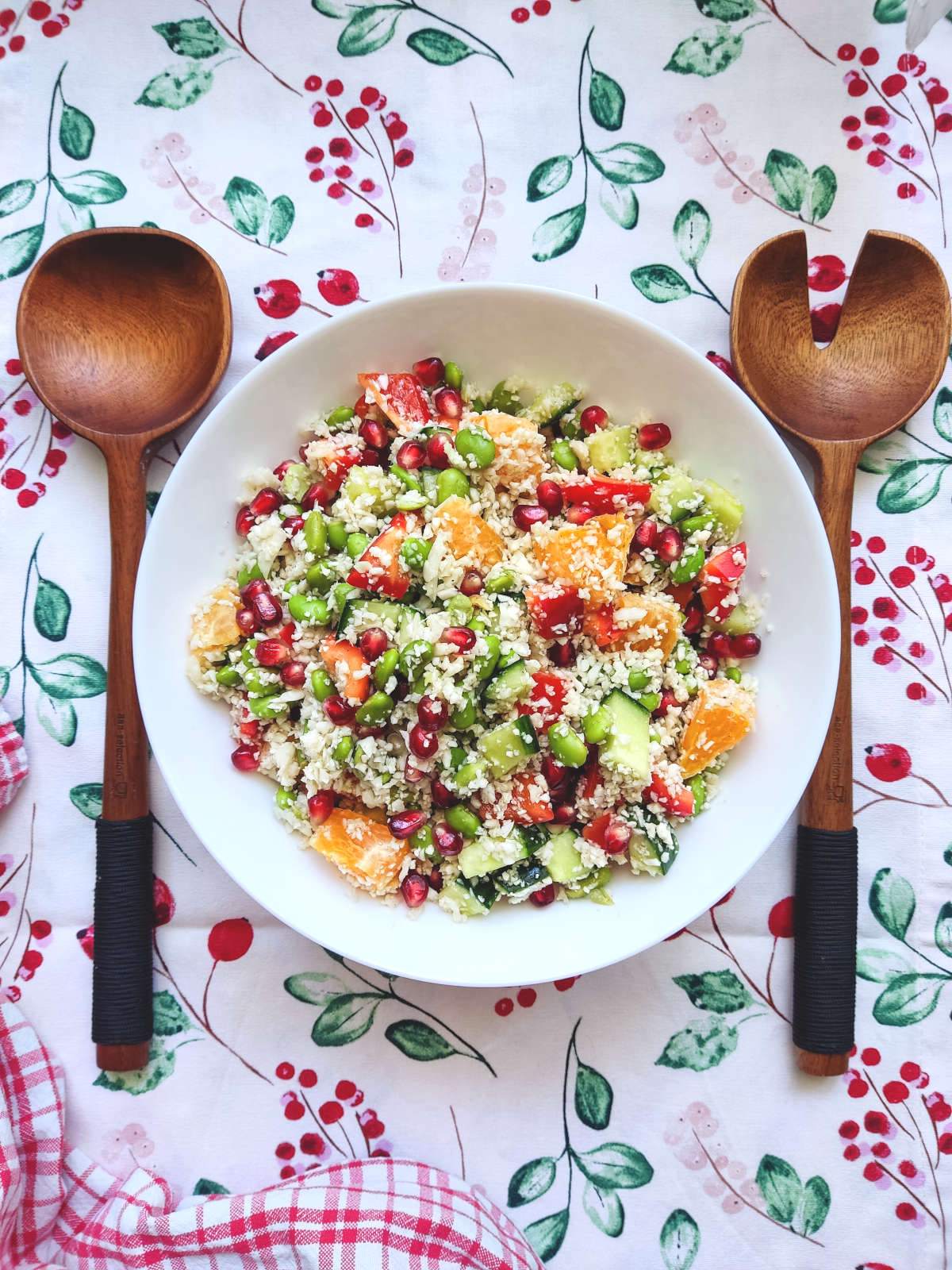 Cauliflower Couscous Salad in a bowl